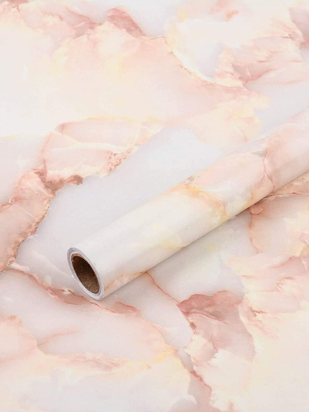 17.71" x 78.74" Pack of 1 Contact Paper, Pink Marble